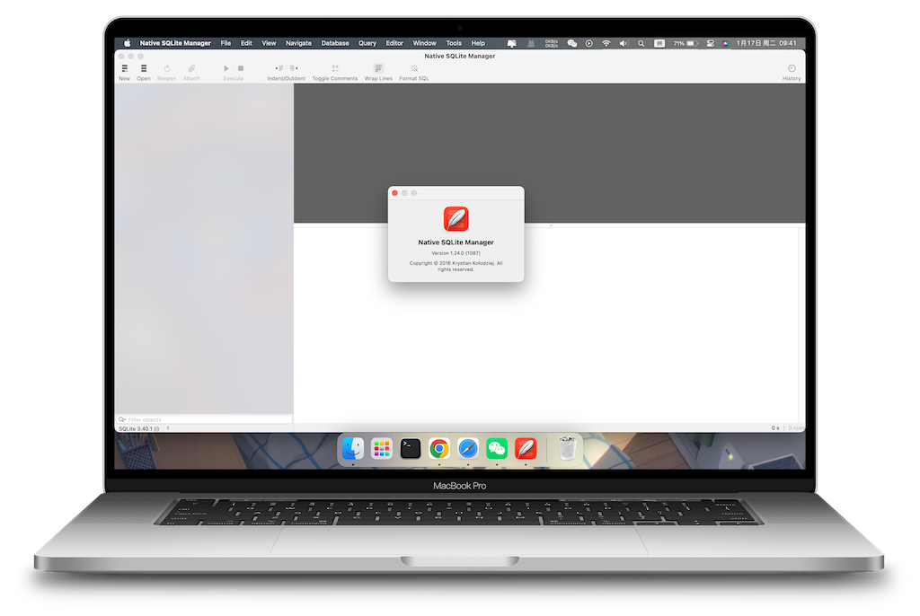 图片[1]-「数据库开发工具」Native SQLite Manager 1.24.0 英文版-MAC星球